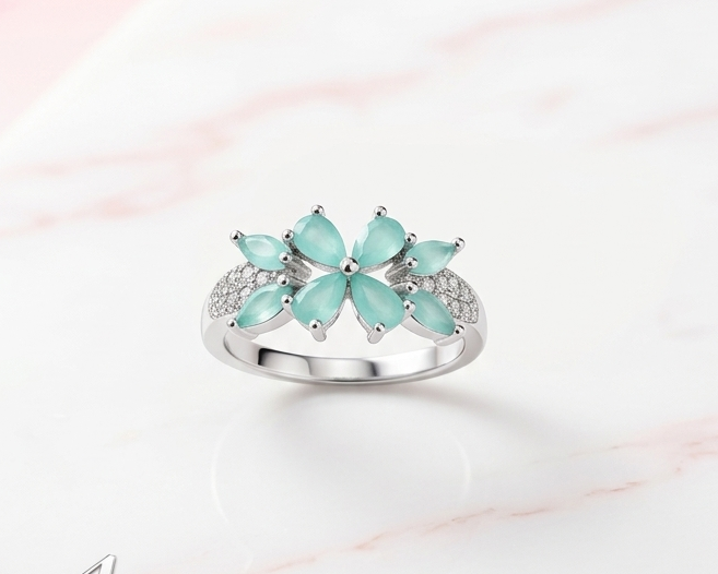 Mint Blossom Ring